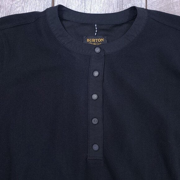 Burton T Snap Womens XL Battell Henley Fleece Pullover Sweater Jacket Ski Snow - Picture 4 of 7